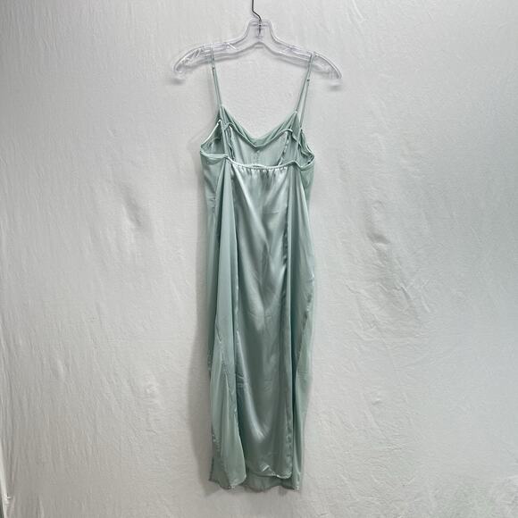 Intimately Free People City Cool Midi Slip Dress Size XS Ice Blue - Picture 7 of 14